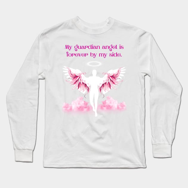 GUARDIAN ANGEL Long Sleeve T-Shirt by MandySJ